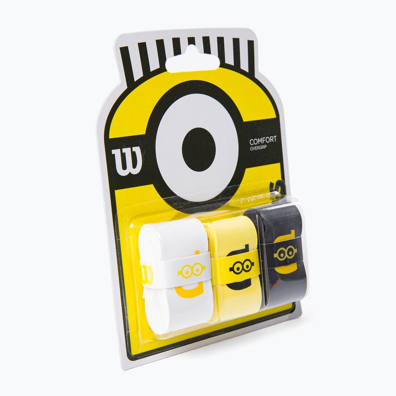 Tenisová rukojeť Wilson Minions Overgrip 3Pk barevná WR8408401
