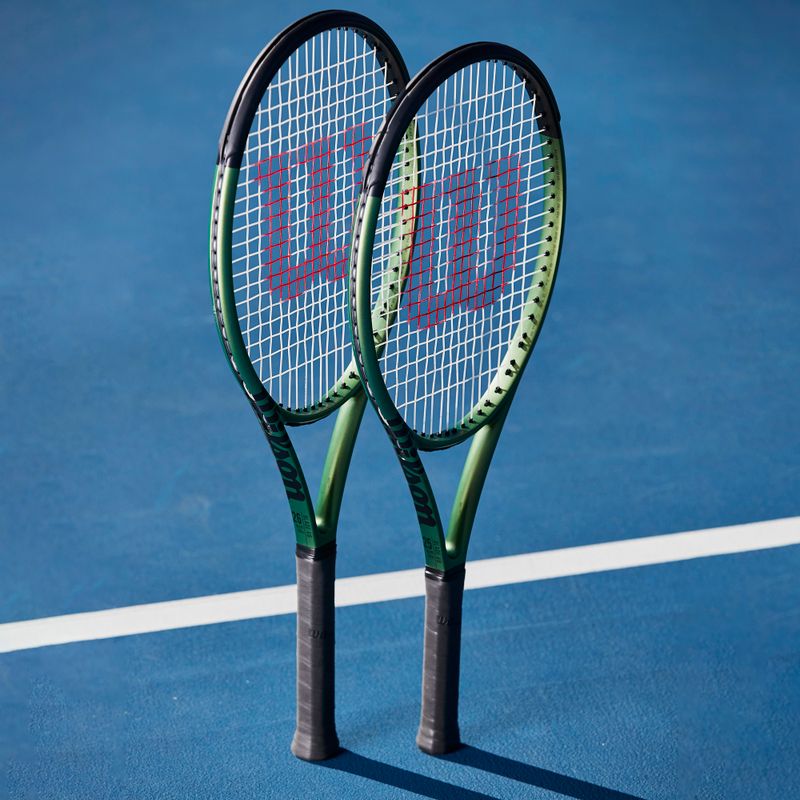 Dětská tenisová raketa Wilson Blade 25 V8.0 černo-zelená WR079310U 9