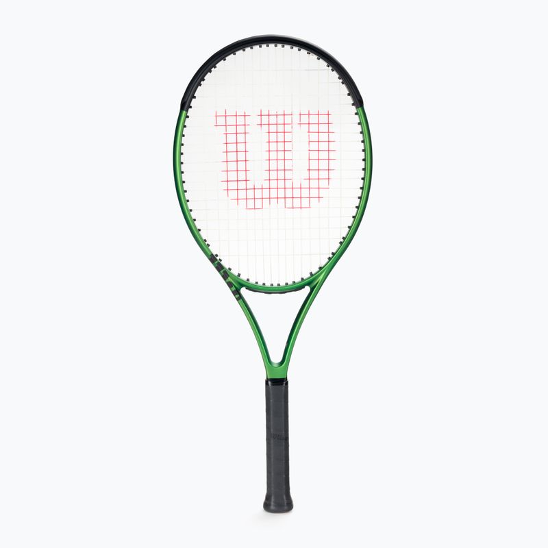 Dětská tenisová raketa Wilson Blade 26 V8.0 černo-zelená WR079210U