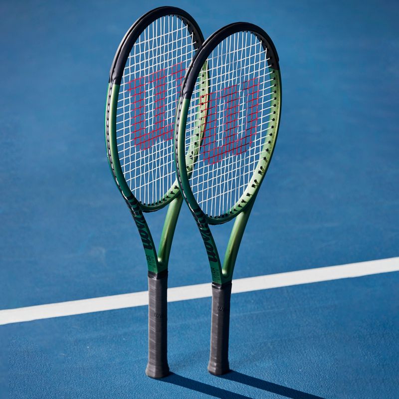 Dětská tenisová raketa Wilson Blade 26 V8.0 černo-zelená WR079210U 8