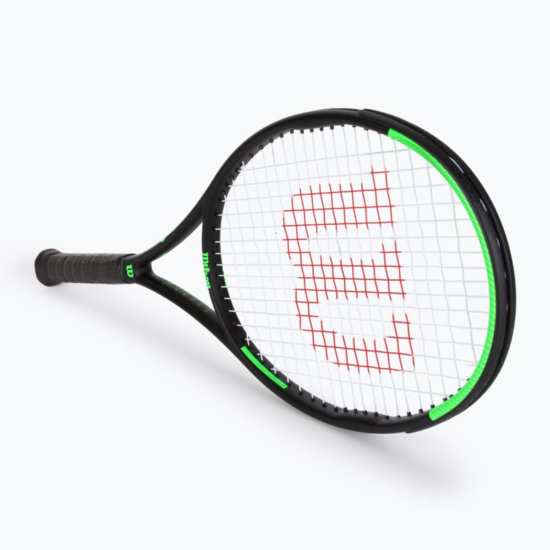 Tenisová raketa Wilson Blade Feel 103 černo-zelená WR083310U 2