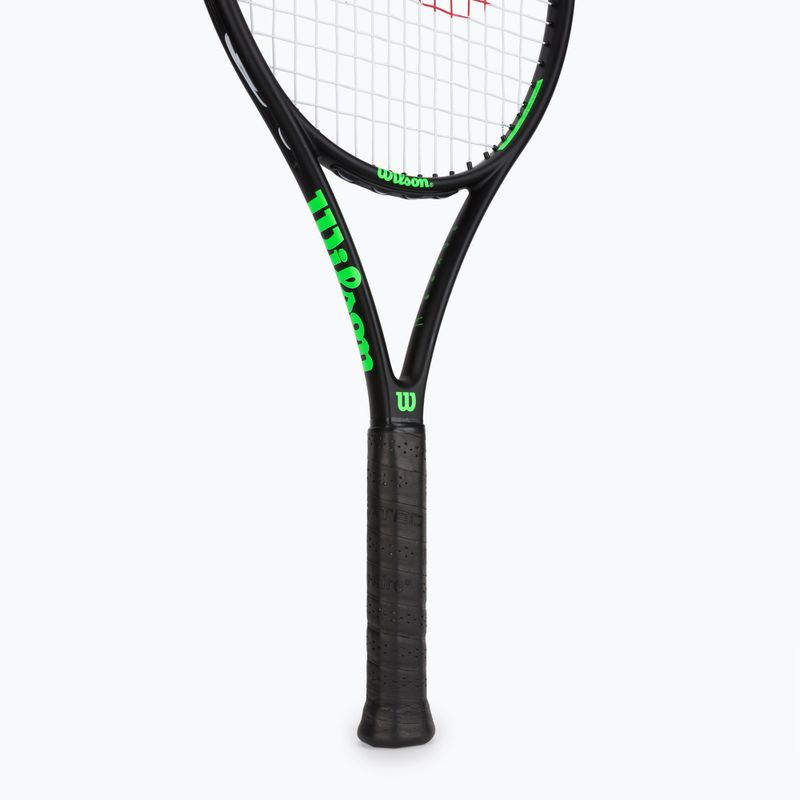 Tenisová raketa Wilson Blade Feel 103 černo-zelená WR083310U 4