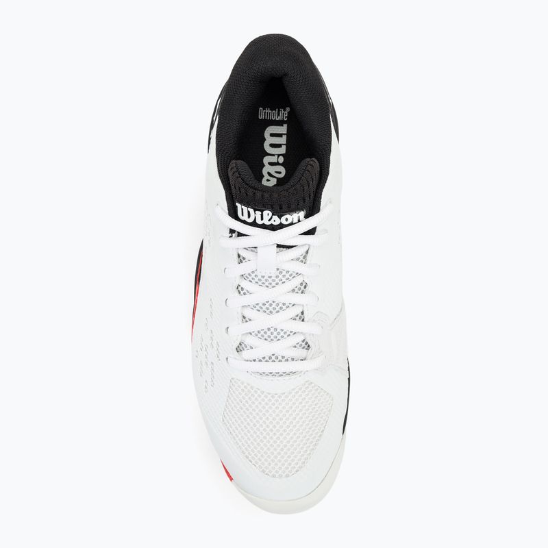 Pánské  tenisové boty  Wilson Rush Pro Ace white/red/poppy red 6