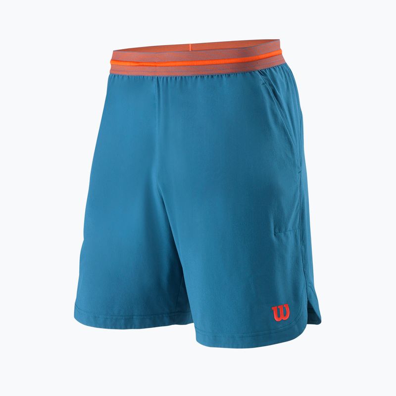 Pánské tenisové šortky Wilson Power 8 II blue WRA805601