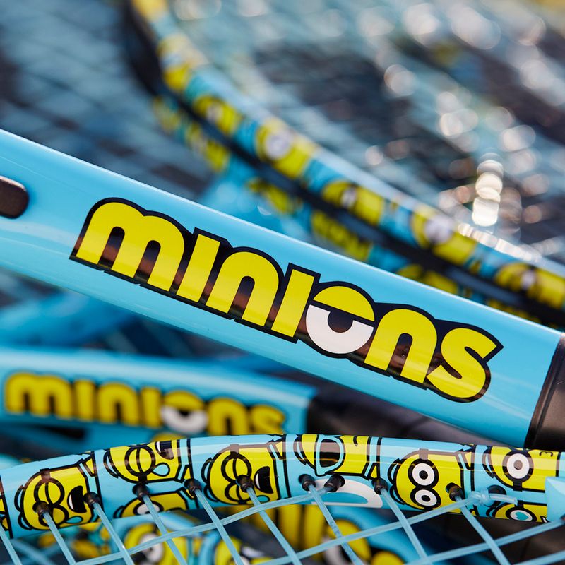 Dětská tenisová raketa Wilson Minions 2.0 Jr 23 modrá/žlutá WR097210H 10