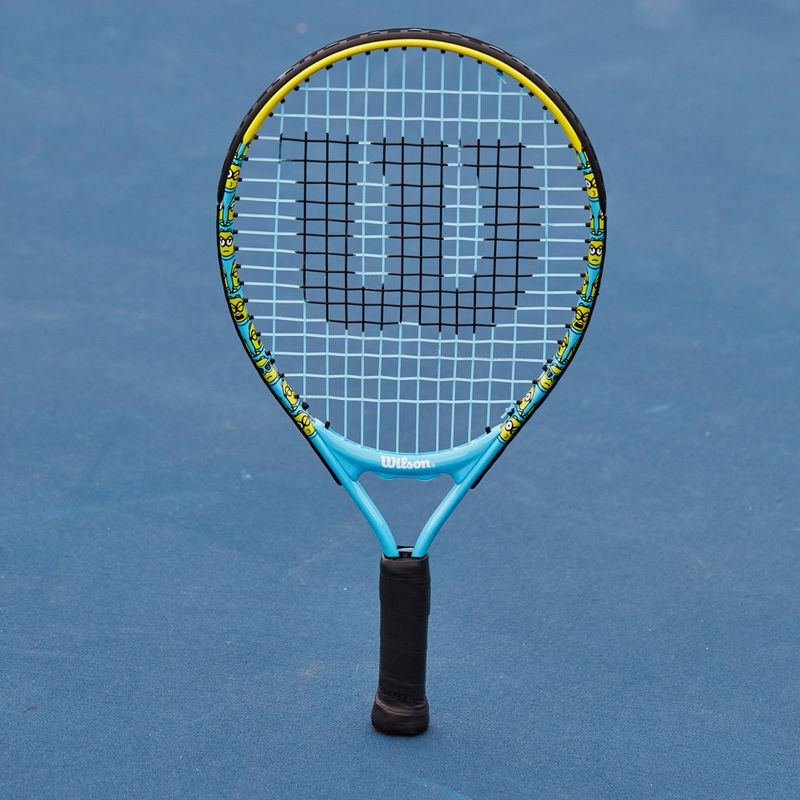 Dětská tenisová raketa Wilson Minions 2.0 Jr 21 modrá/žlutá WR097110H 9