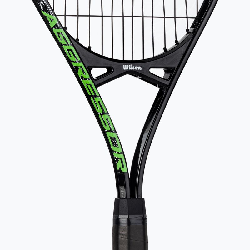 Tenisová raketa Wilson Aggressor 112 černo-zelená WR087510U 5