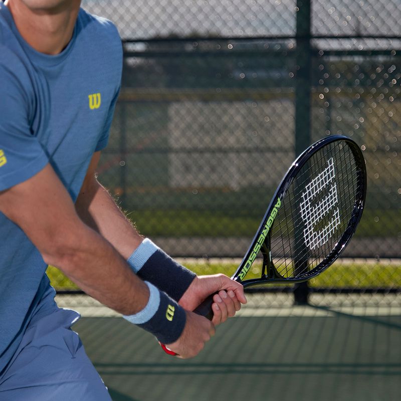 Tenisová raketa Wilson Aggressor 112 černo-zelená WR087510U 13