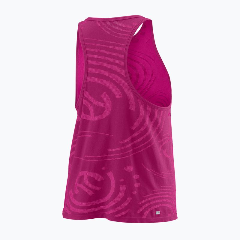 Dámské tenisové tričko Wilson PWR SMLS Tank pink WRA809702 2