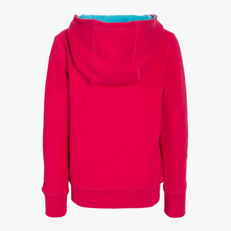 Dětská tenisová mikina Wilson Script Cotton PO Hoody pink WRA769221 2