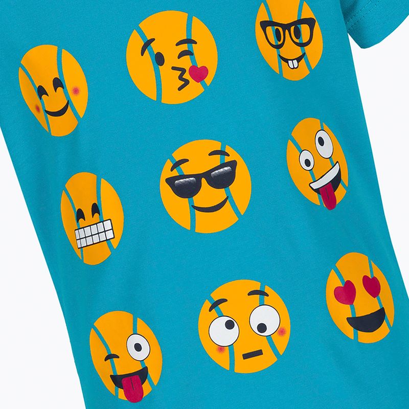 Dětské tenisové tričko Wilson Emoti-Fun Tech Tee modré WRA807903 4