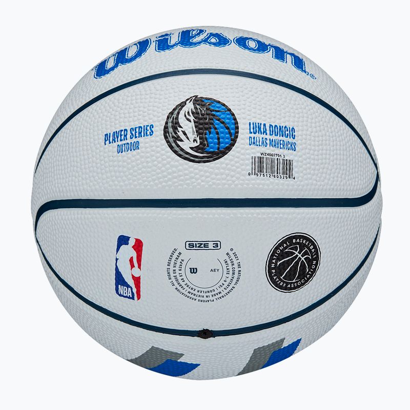 Wilson NBA Player Icon Mini Luka basketbal WZ4007701XB3 velikost 3 6