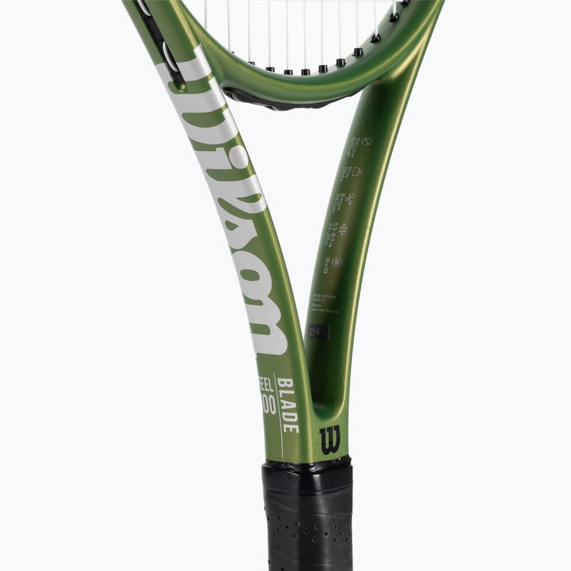 Tenisová raketa Wilson Blade Feel 100 zelená WR117410 4