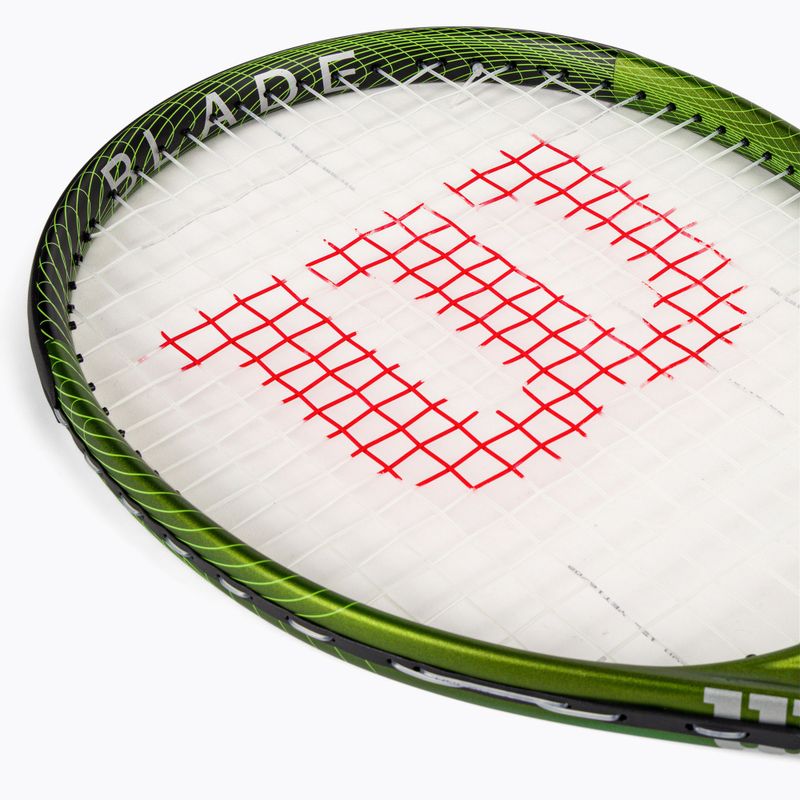 Dětská tenisová raketa Wilson Blade Feel Comp 26 zelená WR125210U 5