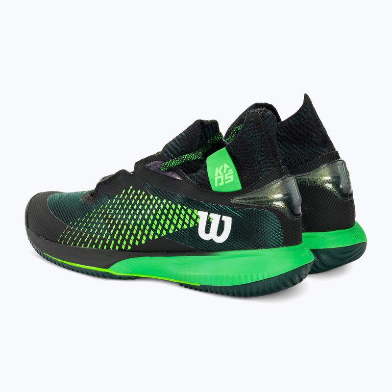 Pánské  tenisové boty  Wilson Kaos Rapide STF black/green 3
