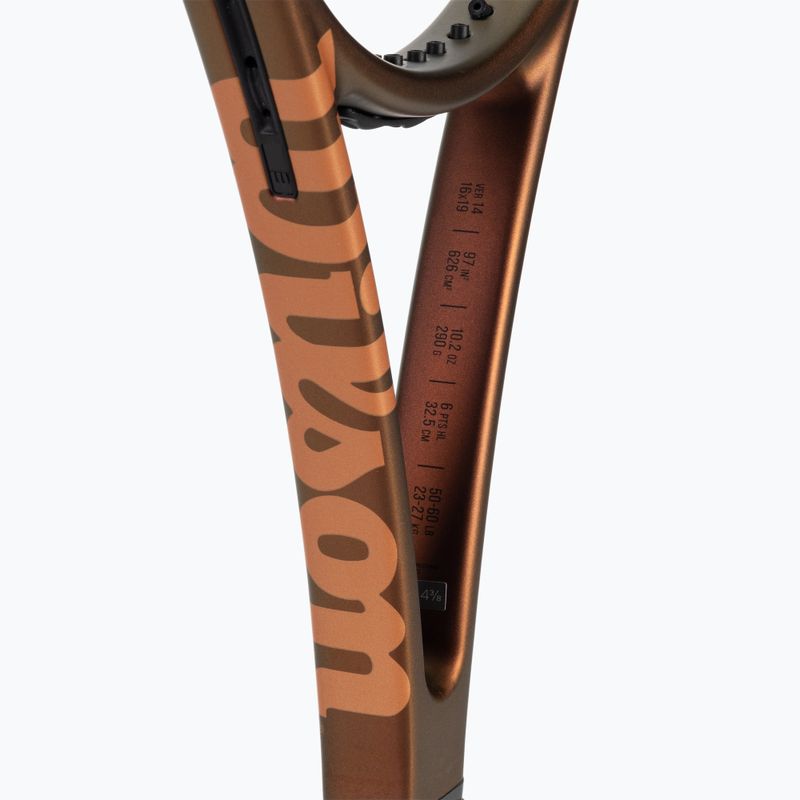 Tenisová raketa Wilson Pro Staff 97L V14 zlatá WR125911 4