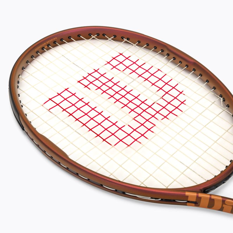 Dětská tenisová raketa Wilson Pro Staff 26 V14 zlatá WR126310 5