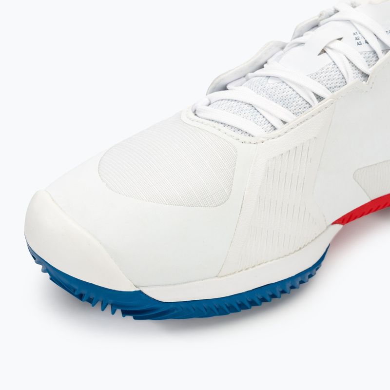 Pánské  tenisové boty  Wilson Kaos Swift 1.5 Clay white/deja vu blue/wilson red 7