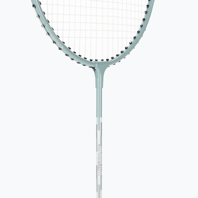 Badmintonová raketa Wilson Reaction 70 gray/white 4