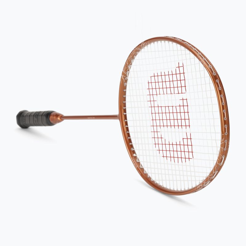 Badmintonová raketa Wilson Vertex 300 bronze/white 2