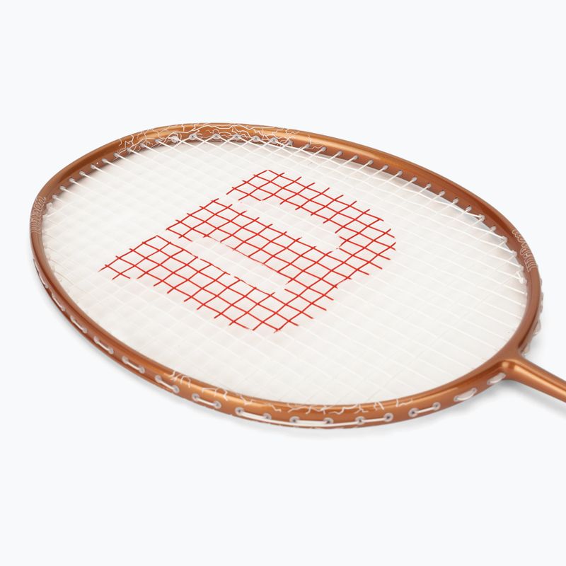 Badmintonová raketa Wilson Vertex 300 bronze/white 5