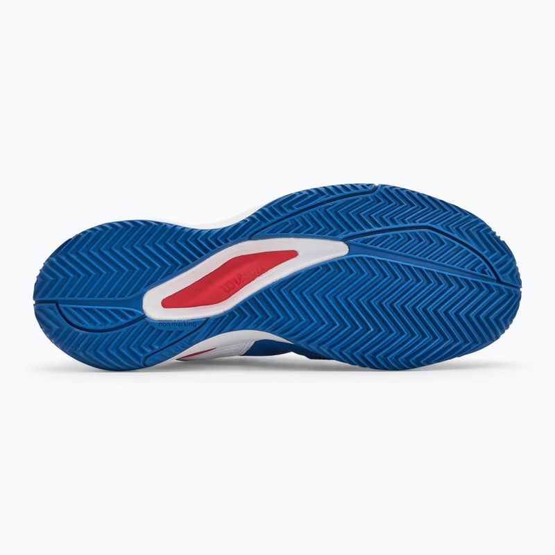 Pánské tenisové boty  Wilson Rush Pro Ace Clay deja vu blue/ white/ infrared 4