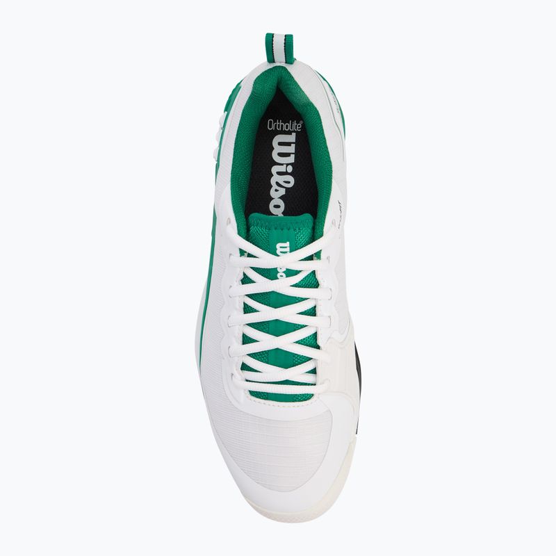 Pánské tenisové boty  Wilson Rush Pro 4.5 Clay white/ bosphorus/ black 5