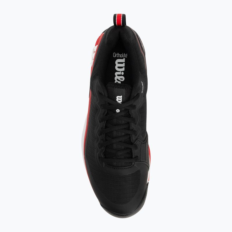 Pánské tenisové boty  Wilson Rush Pro 4.5 Clay black/ infrared/ white 4