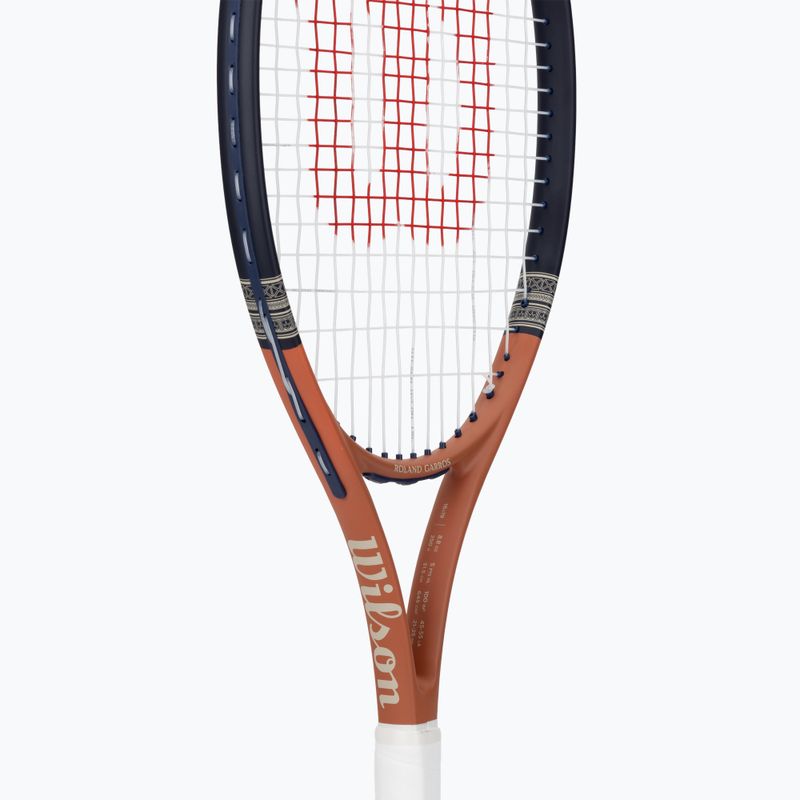 Dětská tenisová raketa Wilson Roland Garros Elite Comp Jr 26 navy/orange 4