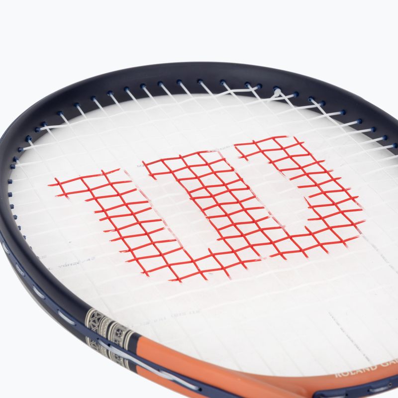 Dětská tenisová raketa Wilson Roland Garros Elite Comp Jr 26 navy/orange 5