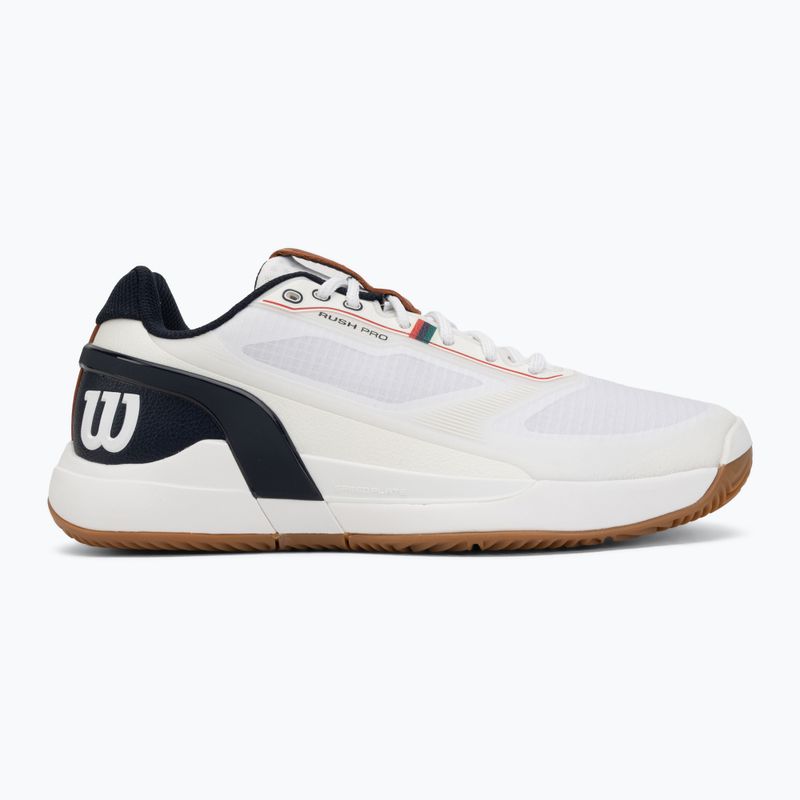 Pánské tenisové boty Wilson Rush Pro 5 Clay white/navy blazer/gum 2
