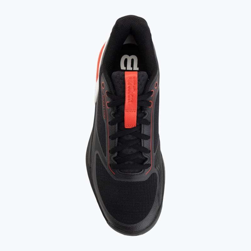 Pánské boty na padel Wilson Rush Pro 5 black/infrared/white 5