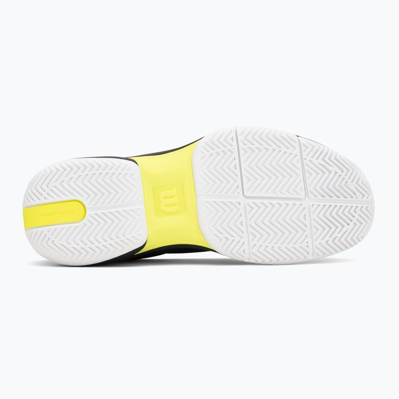 Pánské tenisové boty Wilson Rush Lite 5 black/white/safety yellow 4