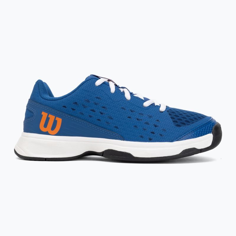 Dětské tenisové boty Wilson Rush Pro Ace L Jr déjà vu blue/orange tiger/white 2