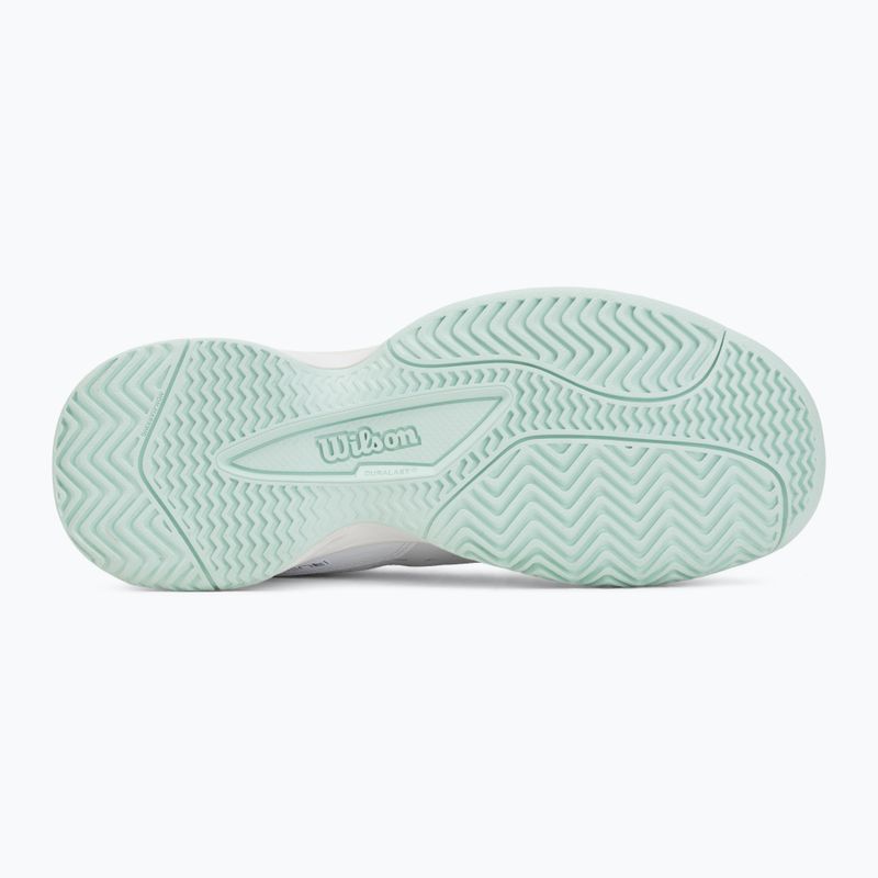 Dětské tenisové boty Wilson Rush Pro Ace L Jr white/bay/skip blue 4