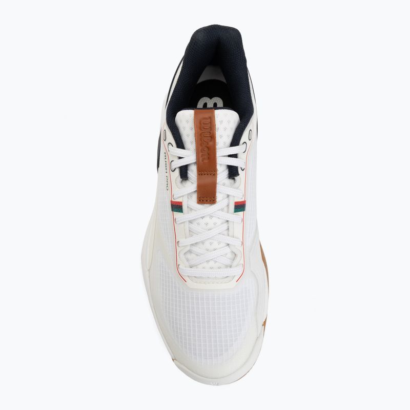 Pánské tenisové boty Wilson Rush Pro 5 white/navy blazer/gum 5