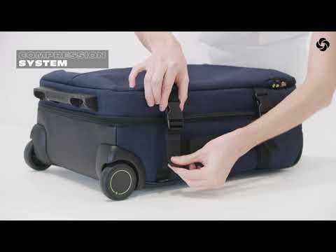Cestovní kufr  Samsonite Securipack 39 l black steel 14