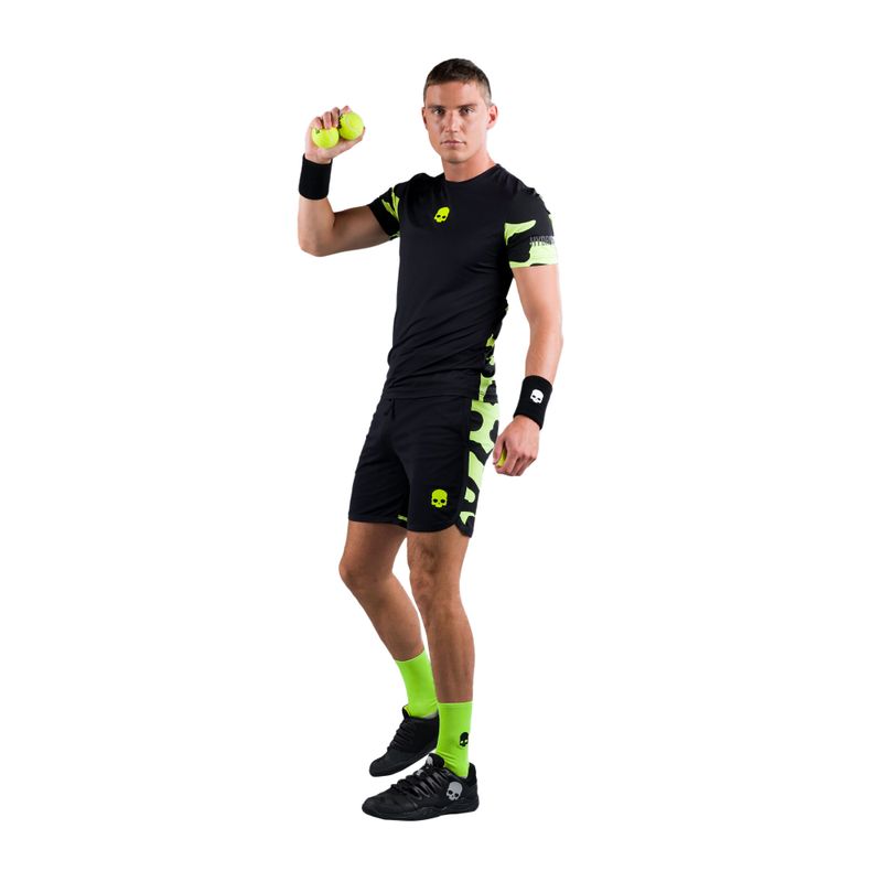 Pánské tenisové tričko HYDROGEN Camo Tech black T00514G03 2