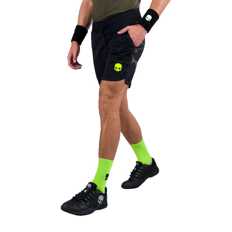 Pánské tenisové šortky HYDROGEN Camo Tech black T00515397