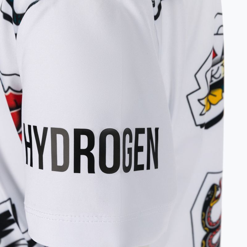 Dětské tenisové tričko HYDROGEN Tattoo Tech white TK0504001 3