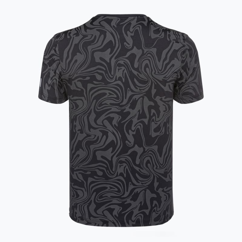 Pánské tenisové tričko HYDROGEN Chrome Tech Tee šedé 5