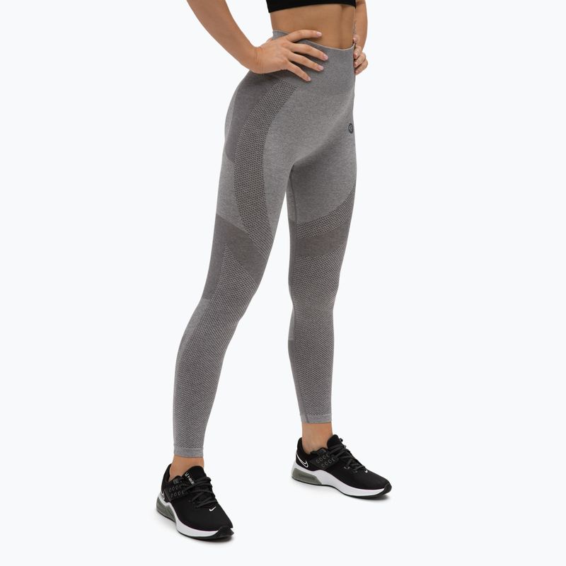 Dámské legíny Gym Glamour Fusion šedé 331