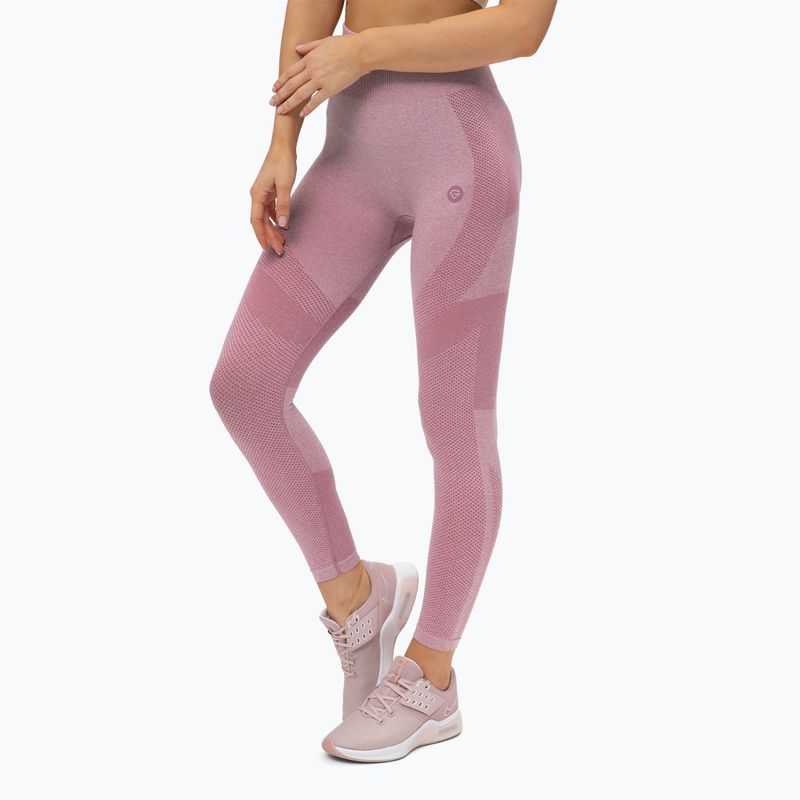 Dámské legíny Gym Glamour Fusion růžové 332