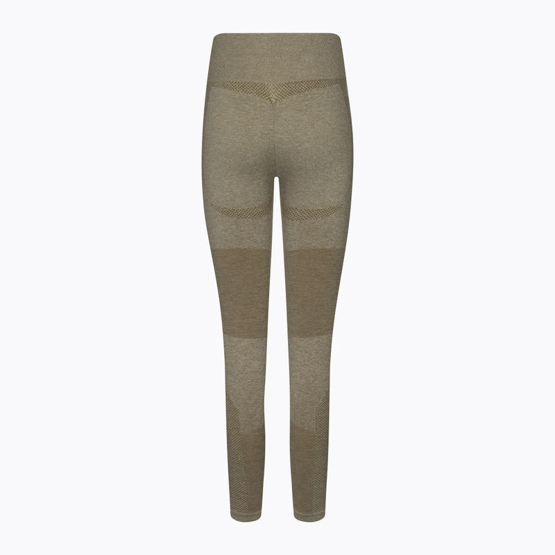 Dámské legíny Gym Glamour Fusion hnědé 333 7