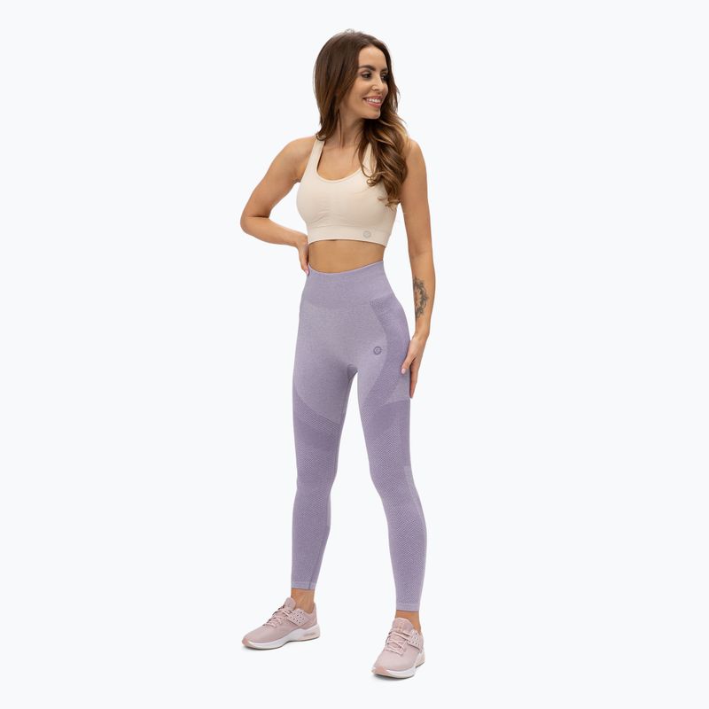Dámské legíny Gym Glamour Fusion fialové 335 2