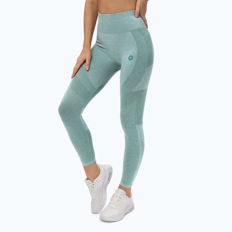Dámské legíny Gym Glamour Fusion zelené 337