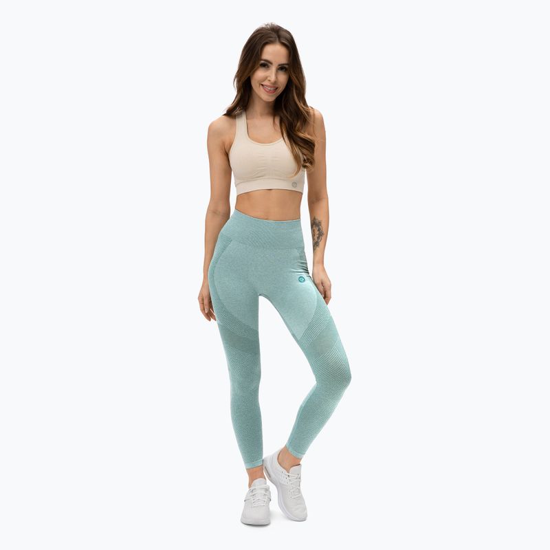 Dámské legíny Gym Glamour Fusion zelené 337 2
