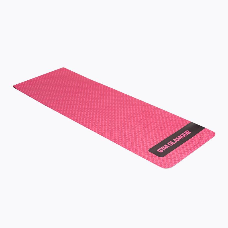 Tréninková podložka Gym Glamour 4 mm růžova 363