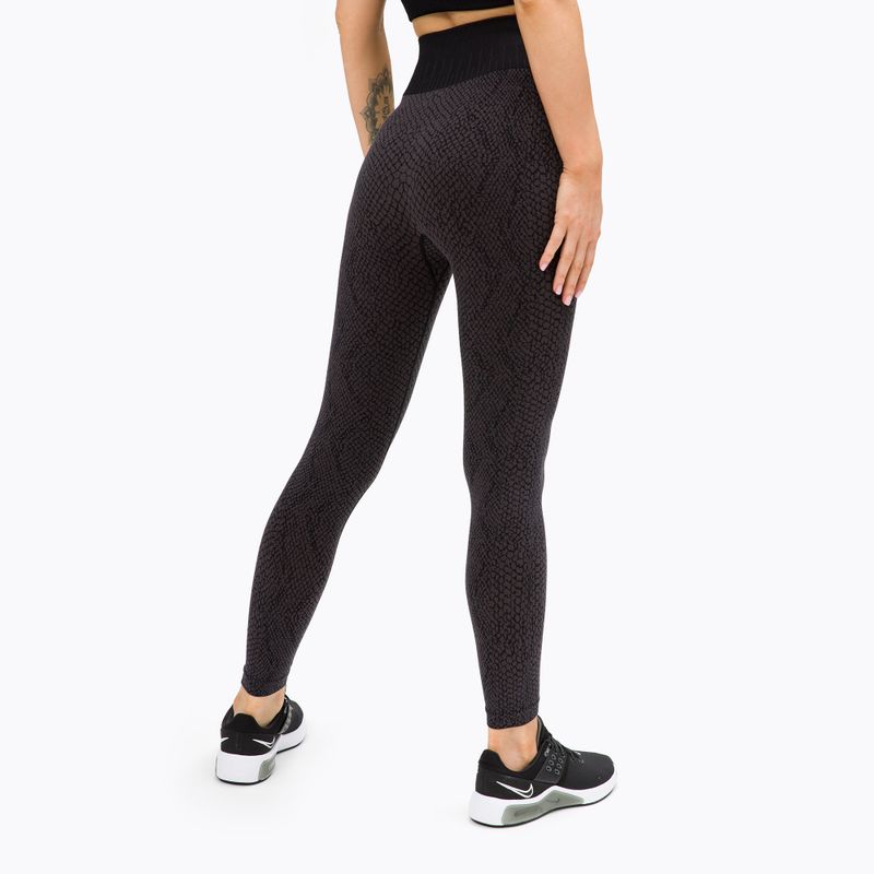 Dámské legíny Gym Glamour Snake šedé 365 3