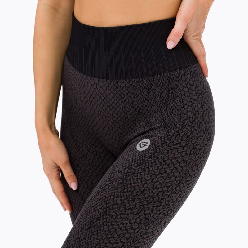 Dámské legíny Gym Glamour Snake šedé 365 4